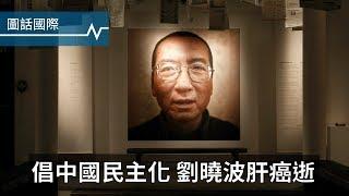 倡中國民主化遭監禁，劉曉波肝癌逝世