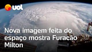 Furacão na Flórida: nova imagem de satélite mostra tempestade Milton vista do espaço