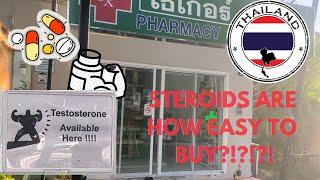 STEROIDS ARE EASY TO GET IN THAILAND!!! - Fitness street/Soi Ta-iad tour and look around