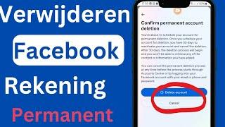 hoe je een Facebook-account permanent kunt verwijderen.