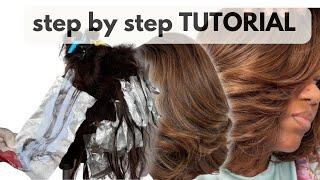 HOW TO COLOUR HAIR USING TEASE | Coloring Wigs For Beginners | Weaving techniques for wigs