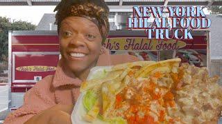 New York Halal Food Truck | New York Street Food Mukbang | WE OUTSIDE!! 