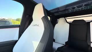 Nappa Leather Seat Covers for Cybertruck