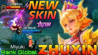 Emberwisp Mystic Zhuxin New STARLIGHT Skin Gameplay - Top Global Zhuxin by Miyuki - Mobile Legends