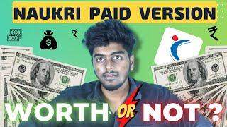 As an HR, My genuine naukri paid services review Tamil