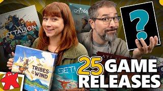 25 New Board Game Releases & Restocks - This month's Board Game Buyer's Guide!