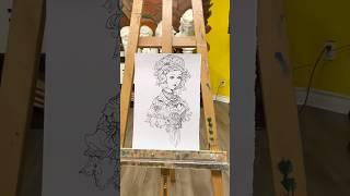 The Girl I Drew Last Year #shorts