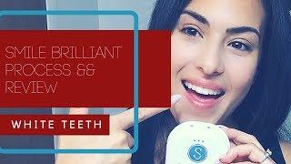 WHITENING MY TEETH AT HOME | SMILE BRILLIANT