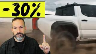 2024 Toyota Tacoma Sales Plummet by 30%! What Went Wrong?