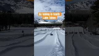 Go Tubing in South Lake Tahoe (via bay_explorer on IG) #shorts