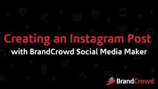 Create an Instagram Post with BrandCrowd Social Media Maker