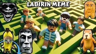 LABIRIN MEME BIKIN PANIK ! ROBLOX