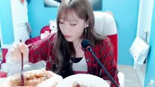 BJ하나 낙지떡볶이+매운닭날개먹방korean eating showmukbang