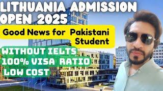 Study In Lithuania without IELTS |100% Visa ratio | Low budget 2025