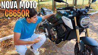 APRESENTAÇÃO DA NOSSA NOVA MOTO CB650R 2023 