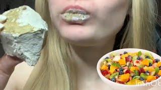 Wet Crunch//ASMR//Chalk Crunch//Chalk ASMR//Mukbang//Eating ASMR//Eating Show//Chalk Sofi