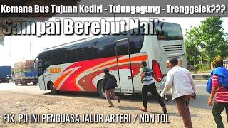 Bus Jawa Timuran Pemain Lintasan Arteri Non Tol | Pantauan Penumpang Menjelang Libur Natal 2024