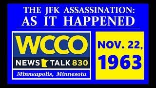 JFK'S ASSASSINATION (11/22/63) (WCCO-RADIO; MINNEAPOLIS, MINNESOTA)