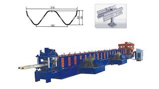 Highway guardrail roll forming machine crash barriers making machine