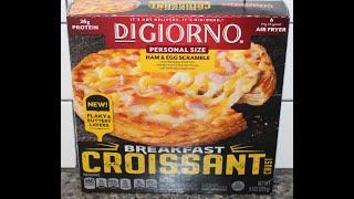 DiGiorno Breakfast Croissant Crust Ham & Egg Scramble Review