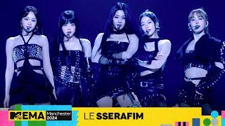 LE SSERAFIM - "Chasing Lightning" / "Crazy" | 2024 EMAs