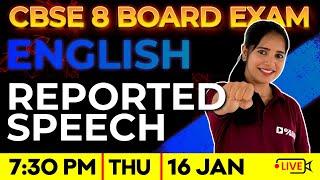 CBSE Class 8 English | Reported Speech | Exam Winner