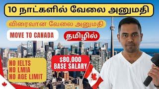 Canada Work Permit 2024 Without IELTS and LMIA Tamil | Canada Visa latest Update Tamil