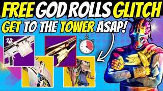 FREE God Rolls & SOLO Red Border GLITCH, Get To The Tower ASAP! Candy & Bungie Loot FARM! Destiny 2