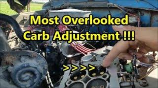 Setting Engine Idle & Initial Timing w/ Holley or Edelbrock Carb - Simple Trick (explained)