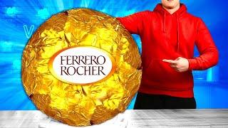 Giant Ferrero Rocher | How To Make The World’s Largest DIY Ferrero Rocher by VANZAI COOKING