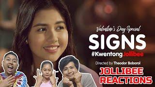 Philippines | Iloilo Panay Trio | First Time Reaction "Signs" to Kwentong Jollibee Commercials