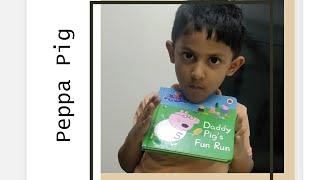 Peppa Pig - Daddy Pig's Fun Run Kid's Book Read out aloud by 3yr old! #booktube #booktok #peppapig