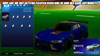 Why Are We Not Getting Painted Versions Of NON DLC Cars In Rocket League??