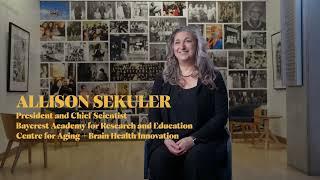 Baycrest's Dr Allison Sekuler vision for the future in Technology's Golden Age