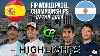 GALAN & LEBRON VS CHINGOTTO & TAPIA - FINAL - FIP WORLD PADEL CHAMPIONSHIPS 2024 - HIGHLIGHTS