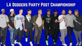 LOS ANGELES DODGERS TEAMMATES PARTY TOGETHER AFTER BECOMING 2024 CHAMPIONS AND PARADING.