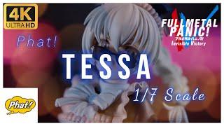 Phat Company Teletha Testarossa Tessa Full Metal Panic 1/7 Scale Anime Figure Unboxing Review 4K