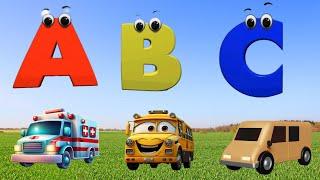 ABC Song Phonics, Transportation Song, ABC Song, Alphabet Educational Song A to Z for kids