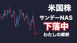 【米国株】サンデーNAS100下落中について思うこと