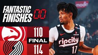 Final 4:12 WILD ENDING Hawks vs Trail Blazers  | November 17, 2024