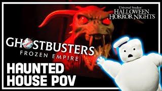 Ghostbusters: Frozen Empire Haunted House POV - Universal Hollywood Halloween Horror Nights 2024