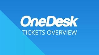 OneDesk - Getting Started: Tickets Overview