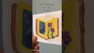 Art Challenge For July 10 July  #shorts