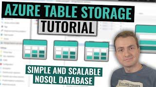 Azure Table Storage Tutorial | Easy and scalable NoSQL database