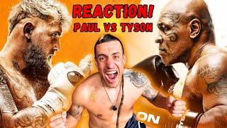 PAUL VS TYSON è stata una farsa?? REAZIONE IN DIRETTA DEL RITORNO DI TYSON SUL RING!