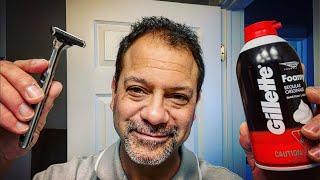 Gillette Sensor GOATEE Clean Up — average guy tested — Sunday Shave Ep. 44