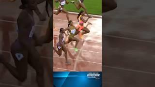 Sha’carri Richardson NARROWLY WINS The Rematch vs Julien Alfred Women’s 100m Final #olympics #sports