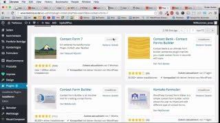 Contact Form 7 WordPress Tutorial DEUTSCH/GERMAN