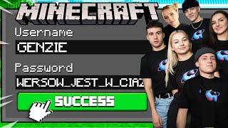 WŁAMAŁEM SIĘ na KONTO GENZIE w Minecraft! (ukryte rzeczy)