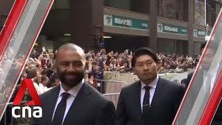 Thousands of rugby fans throng streets of Tokyo to celebrate Brave Blossoms